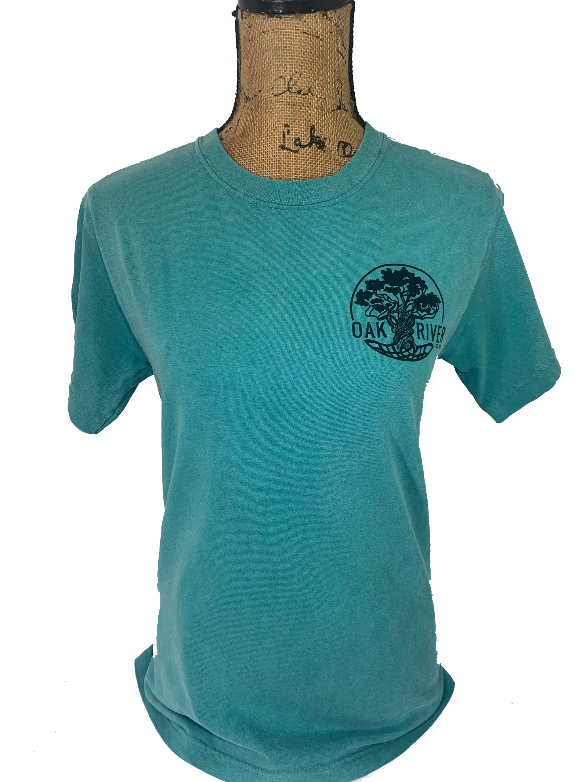 Oak River Logo T-Shirt Seafoam- Unisex